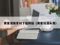 济源黑客漫画素材下载网站（黑客动漫头像）